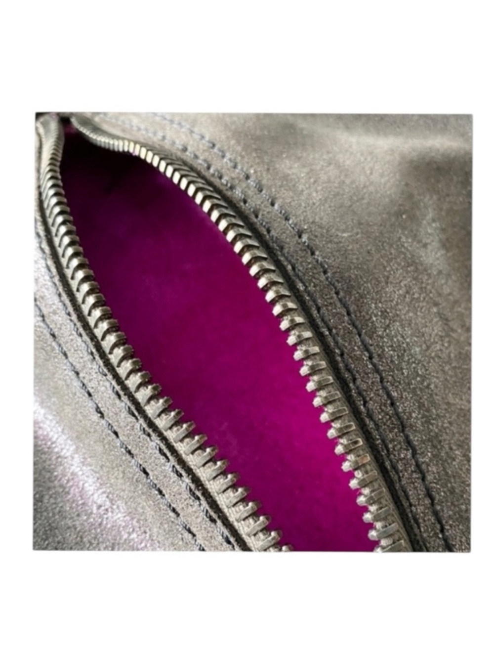 HTF: new Kale ༄ Diego Edgy Messenger Handbag Bag ༄ Mineral Metallic Leather ༄ - Picture 8 of 16